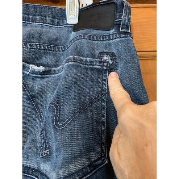 $249 Citizens of Humanity Mens 38x31" Blue Denim Straight Leg Perfect Jeans Note - Picture 6 of 16